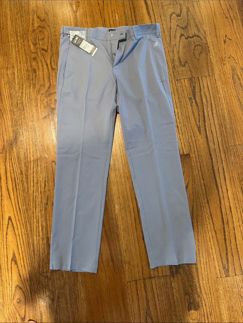 adidas Men’s Light Blue/Gray Golf Pants
